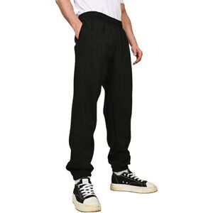 Casual Classics Unisex Adult  Combed Cotton Oversized Sweatpants / Black